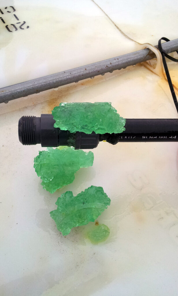 Verstopfung Rohrleitung beseitigen