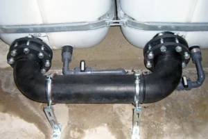 90° Rohrverbindung schweißen zur Verbindung von Behältern